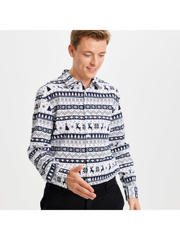 Jule-Sweaters - Juleskjorte - Vinter - 2XL