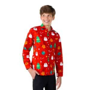 OpposuitsÂ® Festivity Red Teen Skjorte