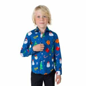 OpposuitsÂ® Festivity Blue Børneskjorte