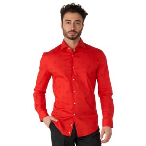 OpposuitsÂ® Christmas Icons Red Skjorte