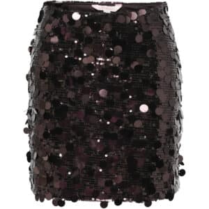 ONLY dame nederdel ONLJADEL - Coffee Bean W. COFFEE BEAN SEQUINS